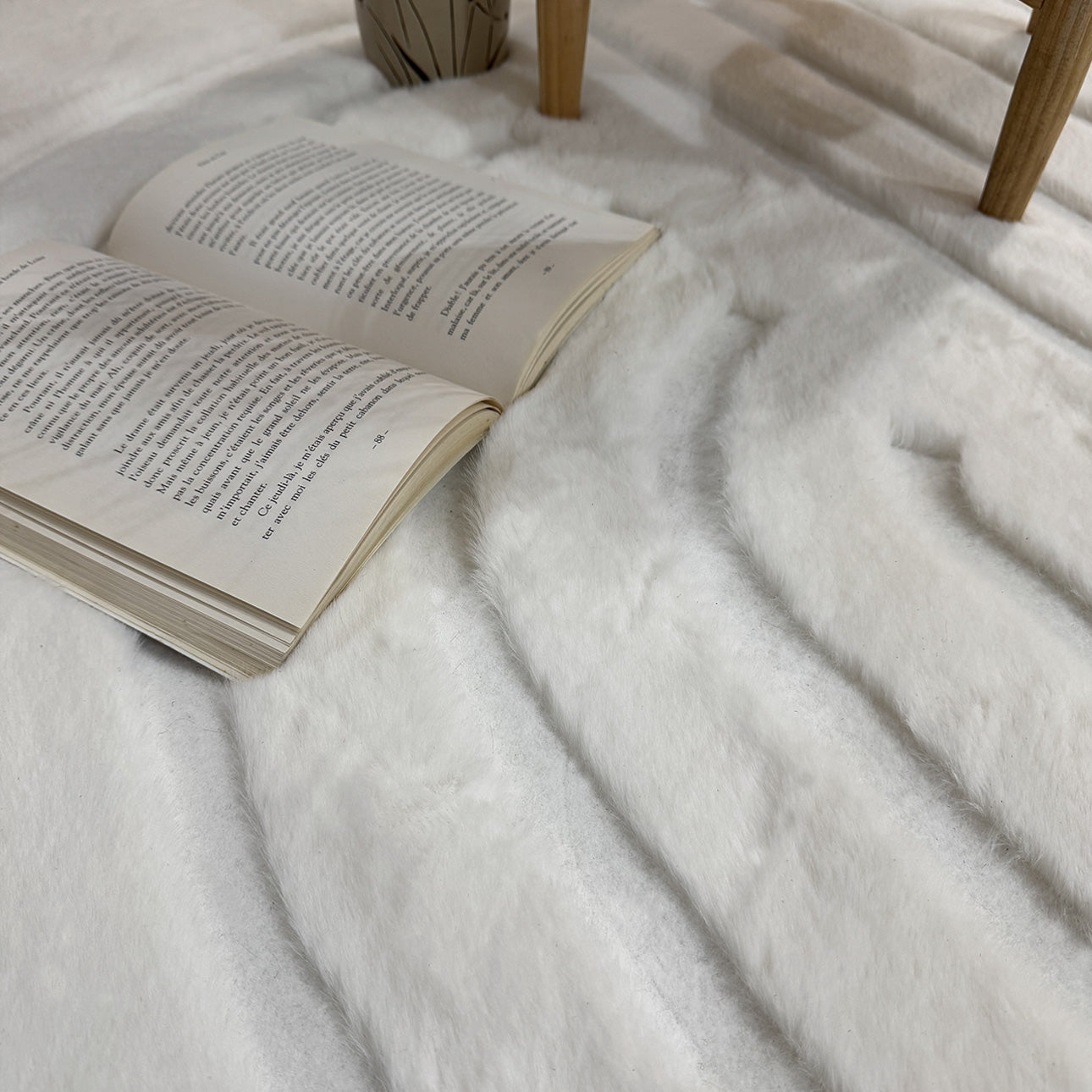 ALASKA : Tapis doux - élégant : ALA294BLA