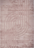 ALASKA - Tapis doux et élégant rose - ALA294ROS