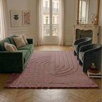 ALASKA - Tapis doux et élégant rose - ALA294ROS ALASKA
