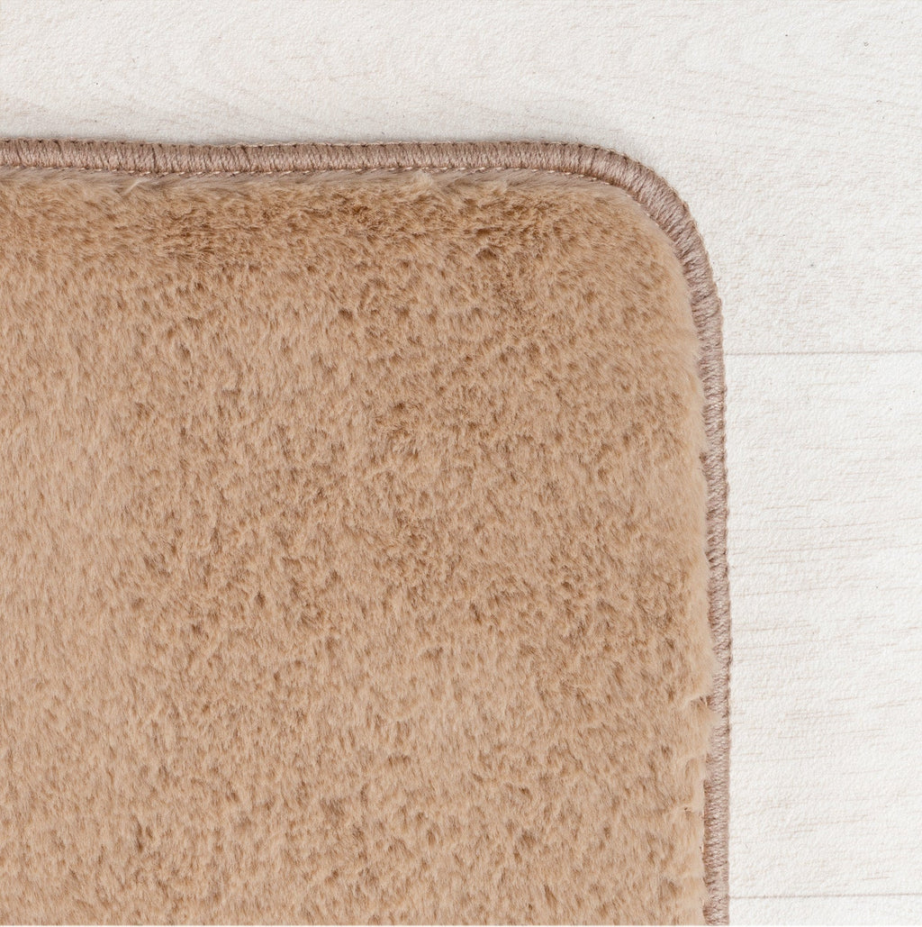 ALBA - Tapis Beige Rond à Poils Courts Doux - ALB1400BEI ALBA