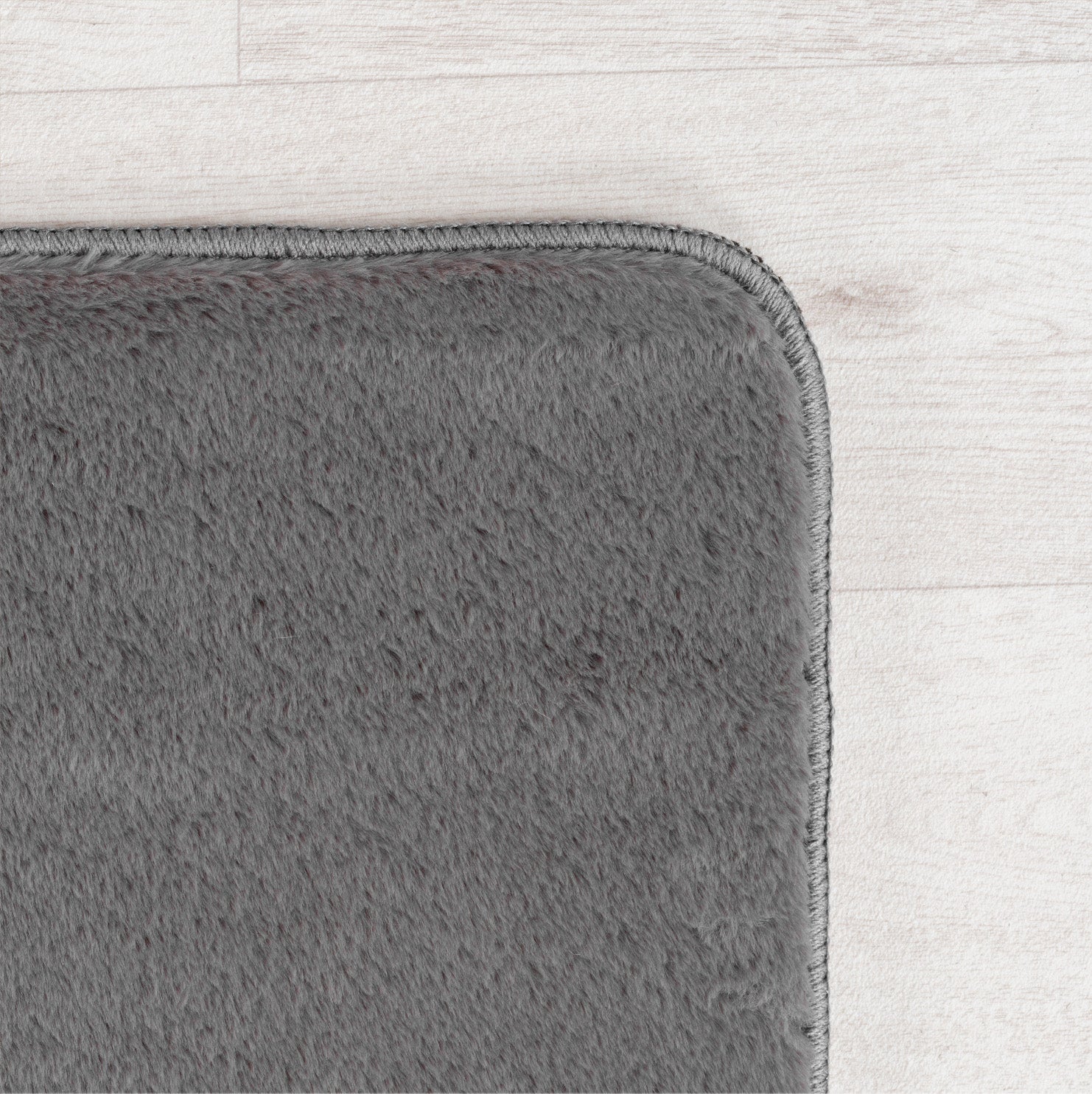 ALBA - Tapis Gris à Poils Courts Doux - ALB1400GRI ALBA