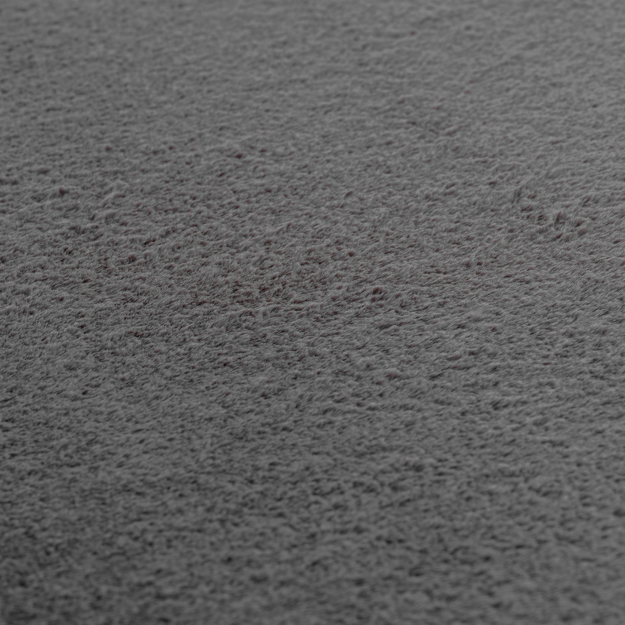 ALBA - Tapis Gris Rond à Poils Courts Doux - ALB1400GRI ALBA