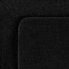 ALBA - Tapis Noir Rond à Poils Courts Doux - ALB1400NOI ALBA