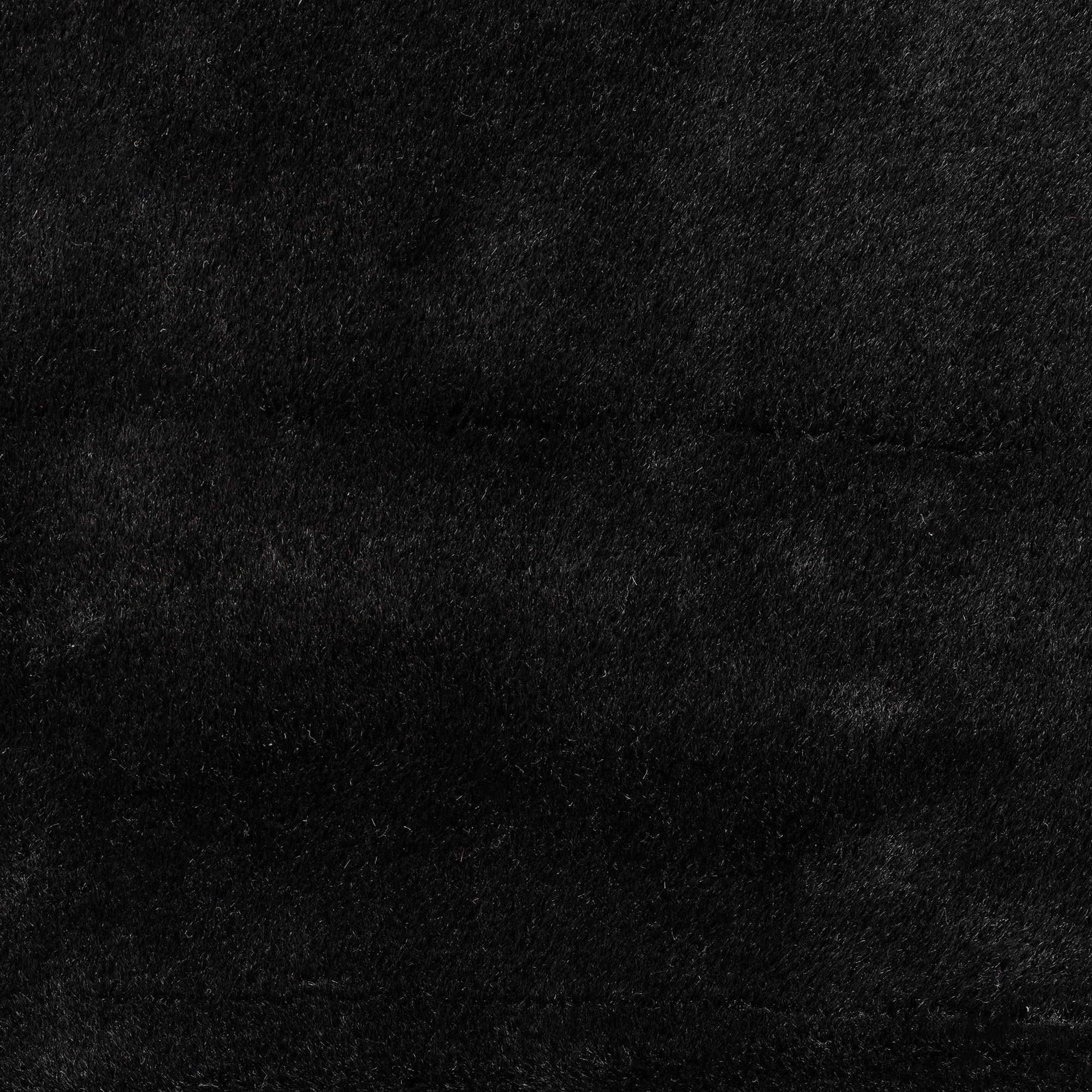 ALBA - Tapis Noir Rond à Poils Courts Doux - ALB1400NOI ALBA