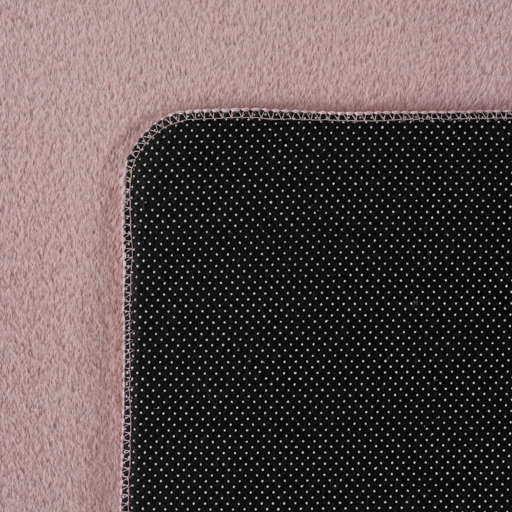 ALBA - Tapis Rose Rond à Poils Courts Doux - ALB1400ROS ALBA