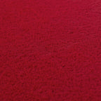 ALBA - Tapis Rouge Rond à Poils Courts Doux - ALB1400ROU ALBA