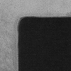 ALBA - Tapis Silver Rond à Poils Courts Doux - ALB1400SIL ALBA