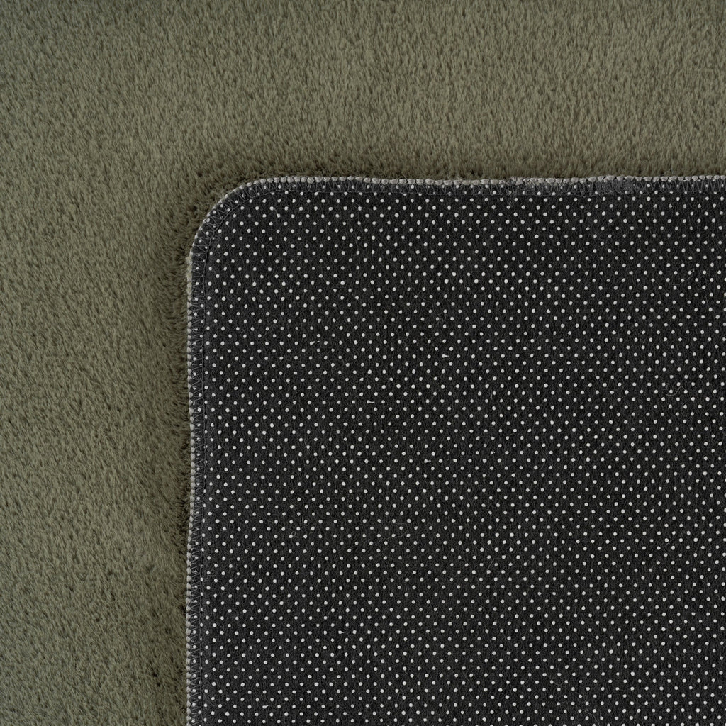 ALBA - Tapis Vert Rond à Poils Courts Doux - ALB1400VER ALBA