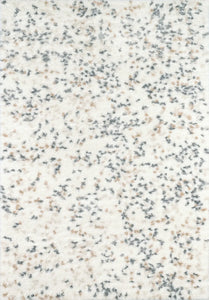 Tapis confettis gris et crème : ALE671BEI - Nazar rugs