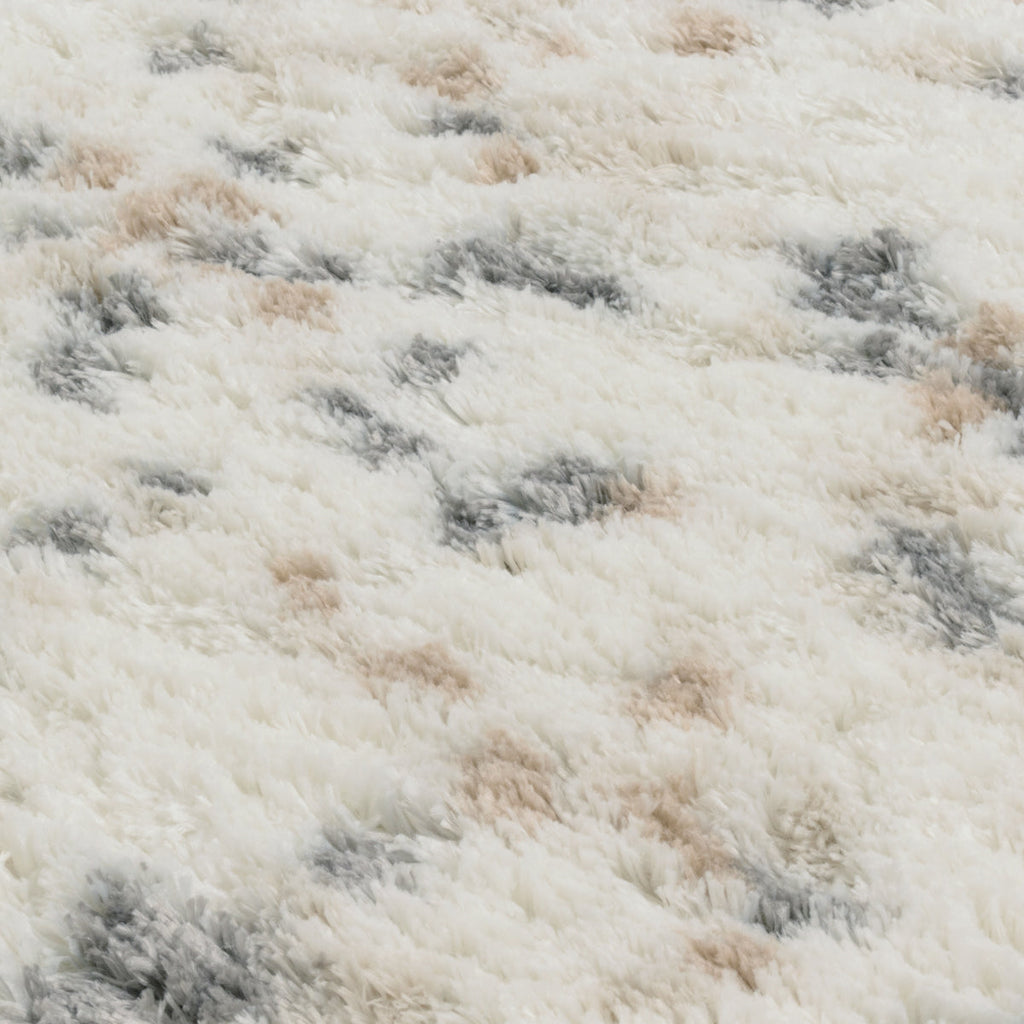 Tapis à poils longs - Beige confettis - Collection Alena ALENA