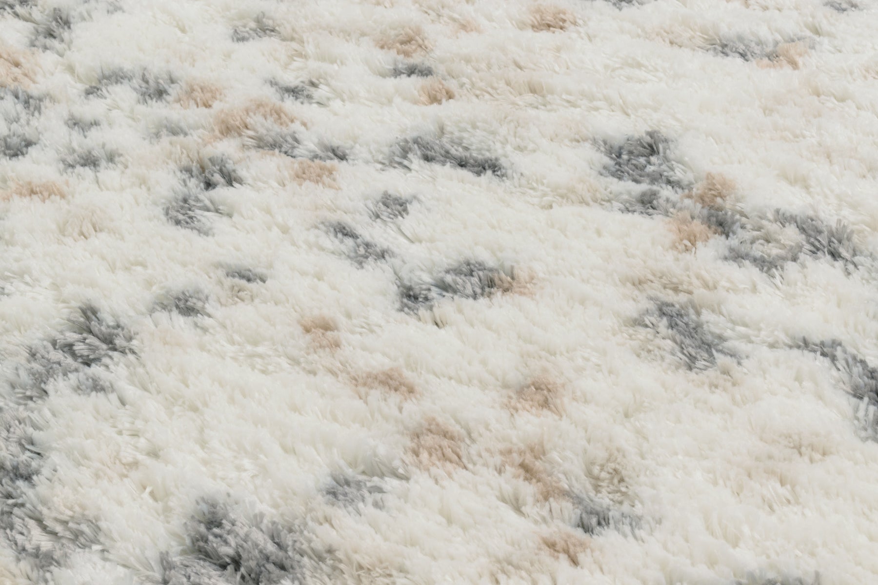 Tapis confettis gris et crème : ALE671BEI ALENA