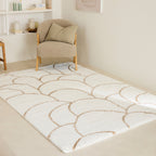 Tapis à poils longs - Crème - Collection Alena ALENA