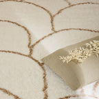 Tapis à poils longs - Crème - Collection Alena ALENA