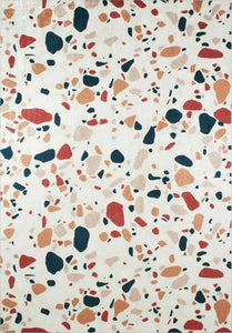 Tapis de bain multicolore : ALM749MUL - Nazar rugs
