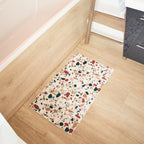 Tapis de bain multicolore : ALM749MUL tapis salon nazar