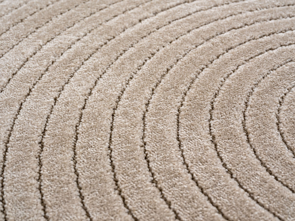 ALVORA - Tapis intérieur/extérieur beige à motif géométrique - ALV1201BEI ALVORA