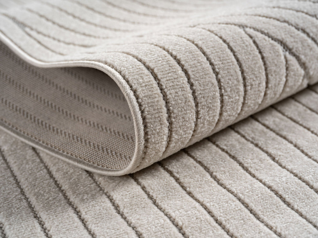 ALVORA - Tapis intérieur/extérieur crème à motif géométrique - ALV1201CRE ALVORA