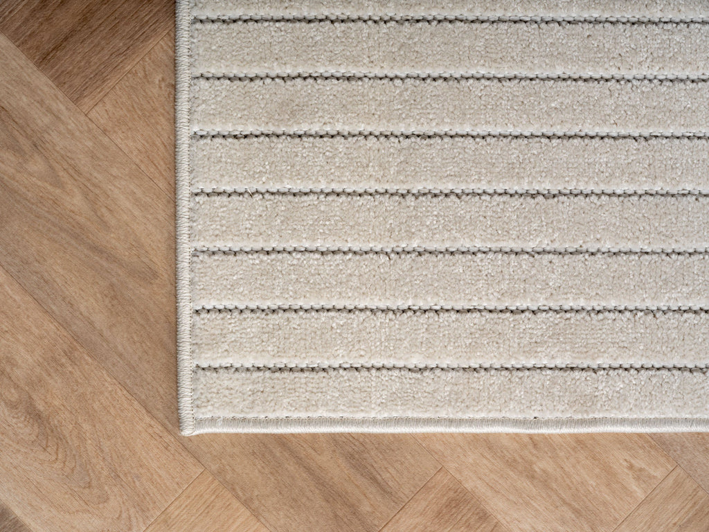 ALVORA - Tapis intérieur/extérieur crème à motif géométrique - ALV1201CRE ALVORA