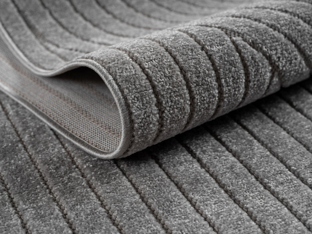 ALVORA - Tapis intérieur/extérieur gris à motif géométrique - ALV1201GRI ALVORA