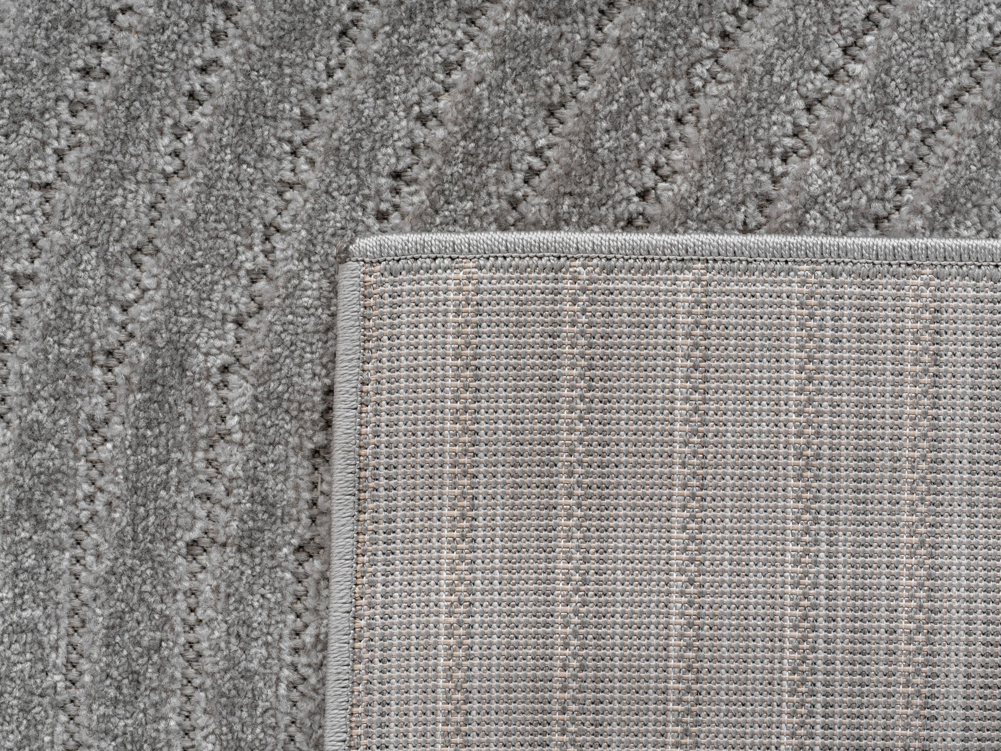 ALVORA - Tapis intérieur/extérieur gris à motif géométrique - ALV1201GRI ALVORA