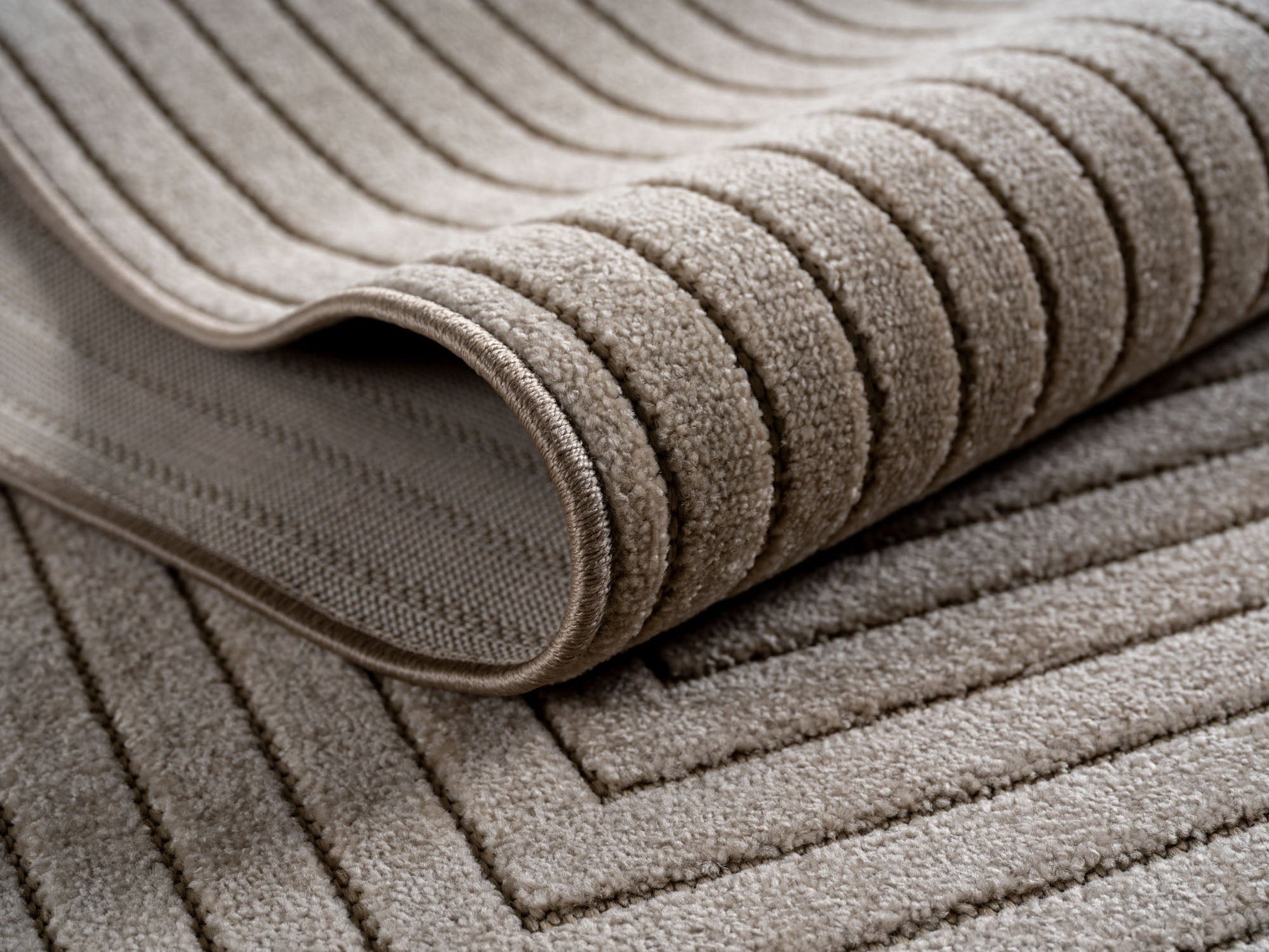 ALVORA - Tapis intérieur/extérieur beige à motif graphique - ALV1202BEI ALVORA