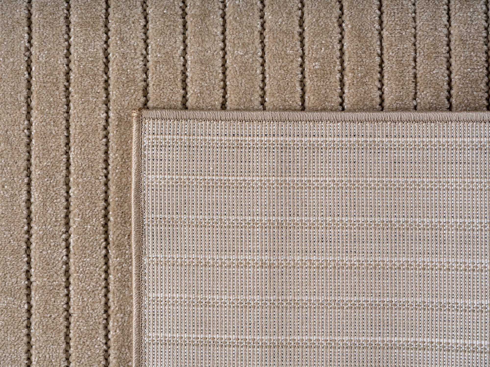 ALVORA - Tapis intérieur/extérieur beige à motif graphique - ALV1202BEI ALVORA