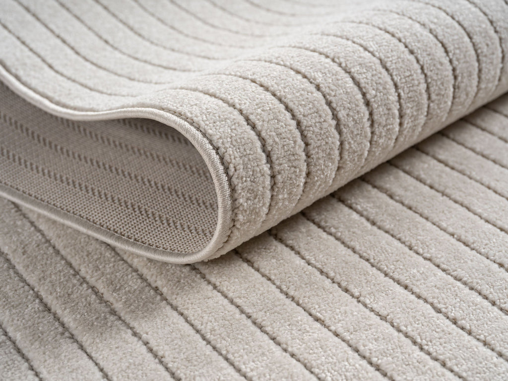 ALVORA - Tapis intérieur/extérieur crème à motif graphique - ALV1202CRE ALVORA