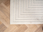 ALVORA - Tapis intérieur/extérieur crème à motif graphique - ALV1202CRE ALVORA
