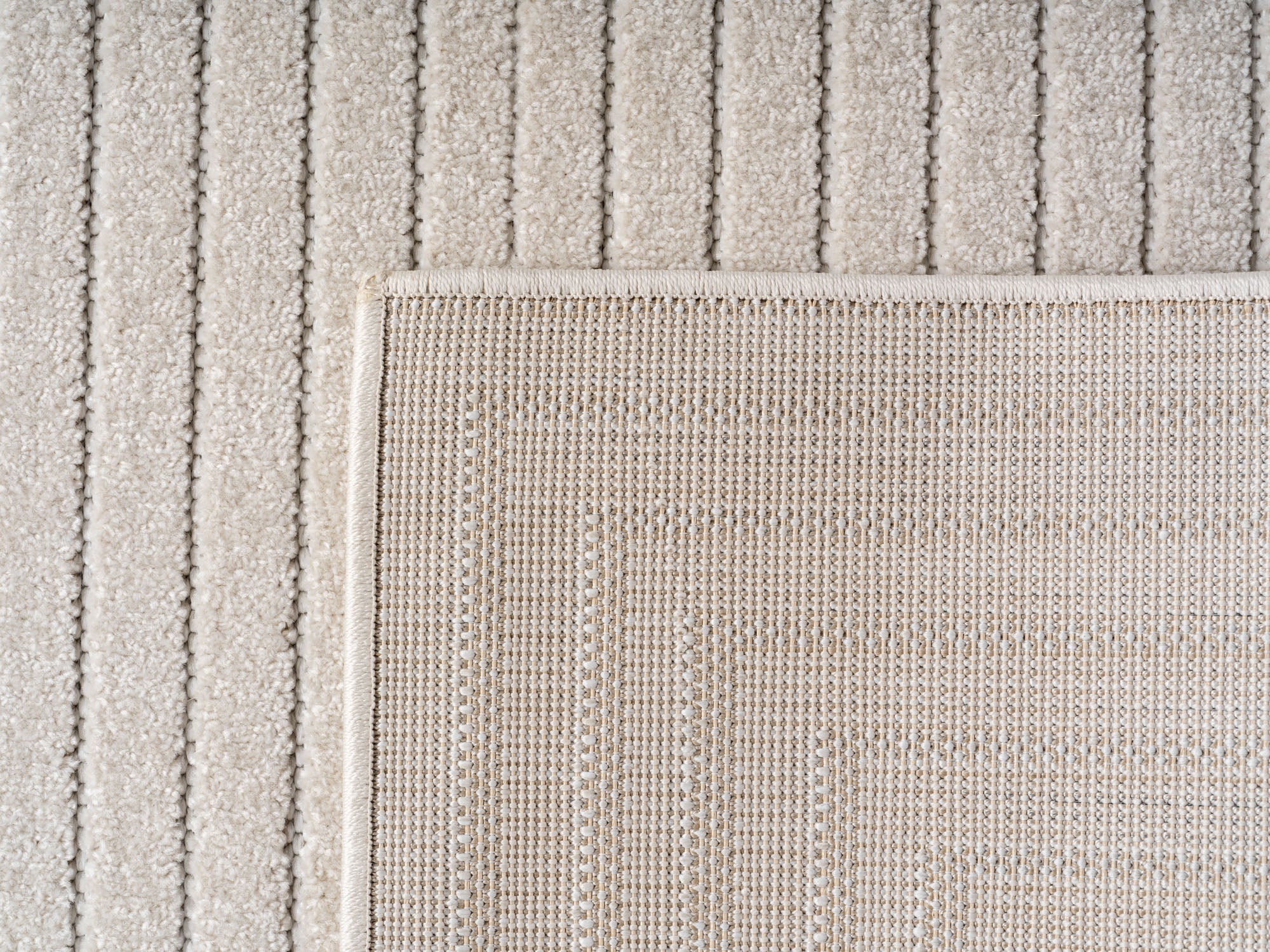 ALVORA - Tapis intérieur/extérieur crème à motif graphique - ALV1202CRE ALVORA