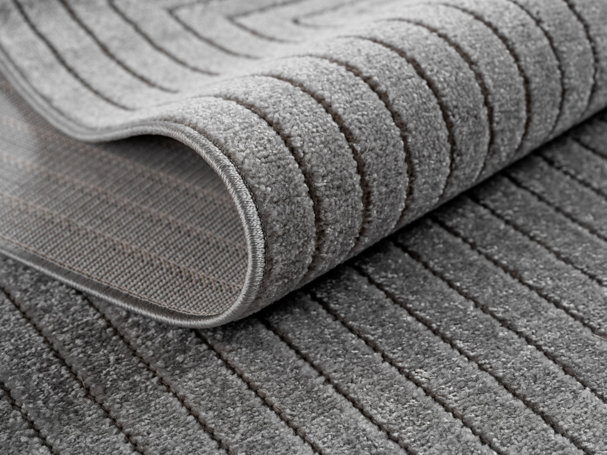 ALVORA - Tapis intérieur/extérieur gris à motif graphique - ALV1202GRI ALVORA