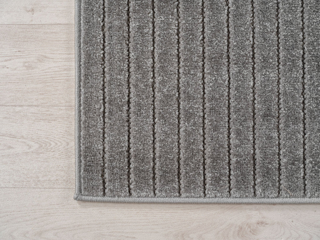 ALVORA - Tapis intérieur/extérieur gris à motif graphique - ALV1202GRI ALVORA