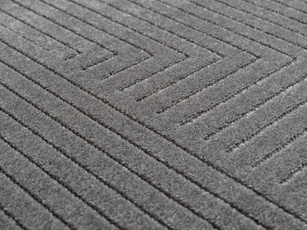 ALVORA - Tapis intérieur/extérieur gris à motif graphique - ALV1202GRI ALVORA