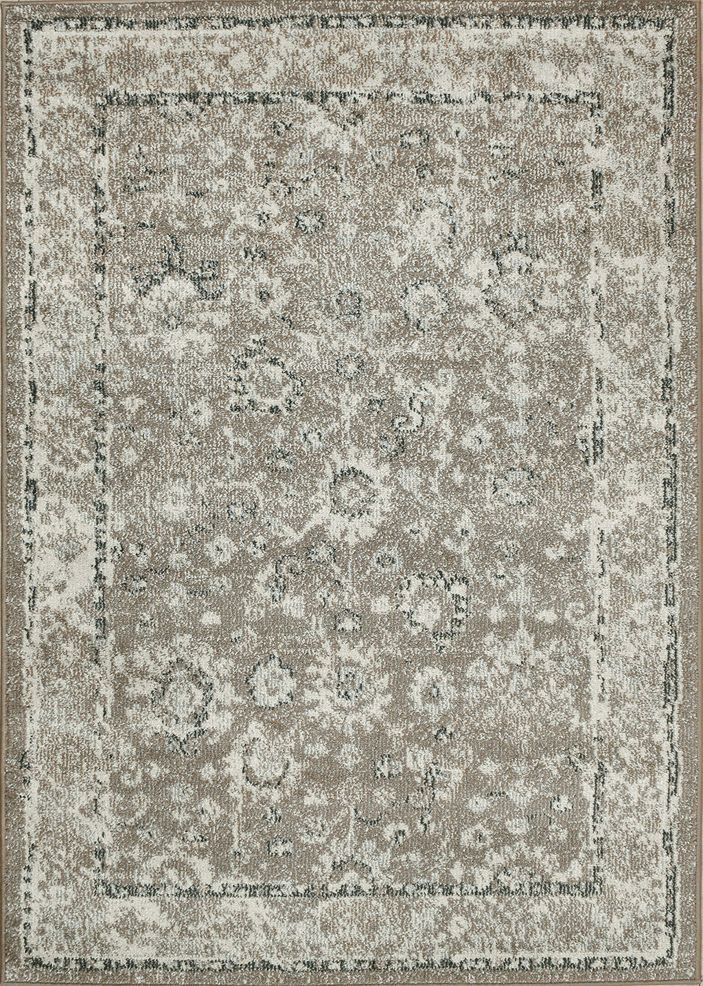 Tapis vintage beige : ANA581BEI ANATOLIA