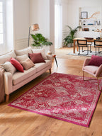 Tapis vintage rose framboise : ANA768ROS ANATOLIA