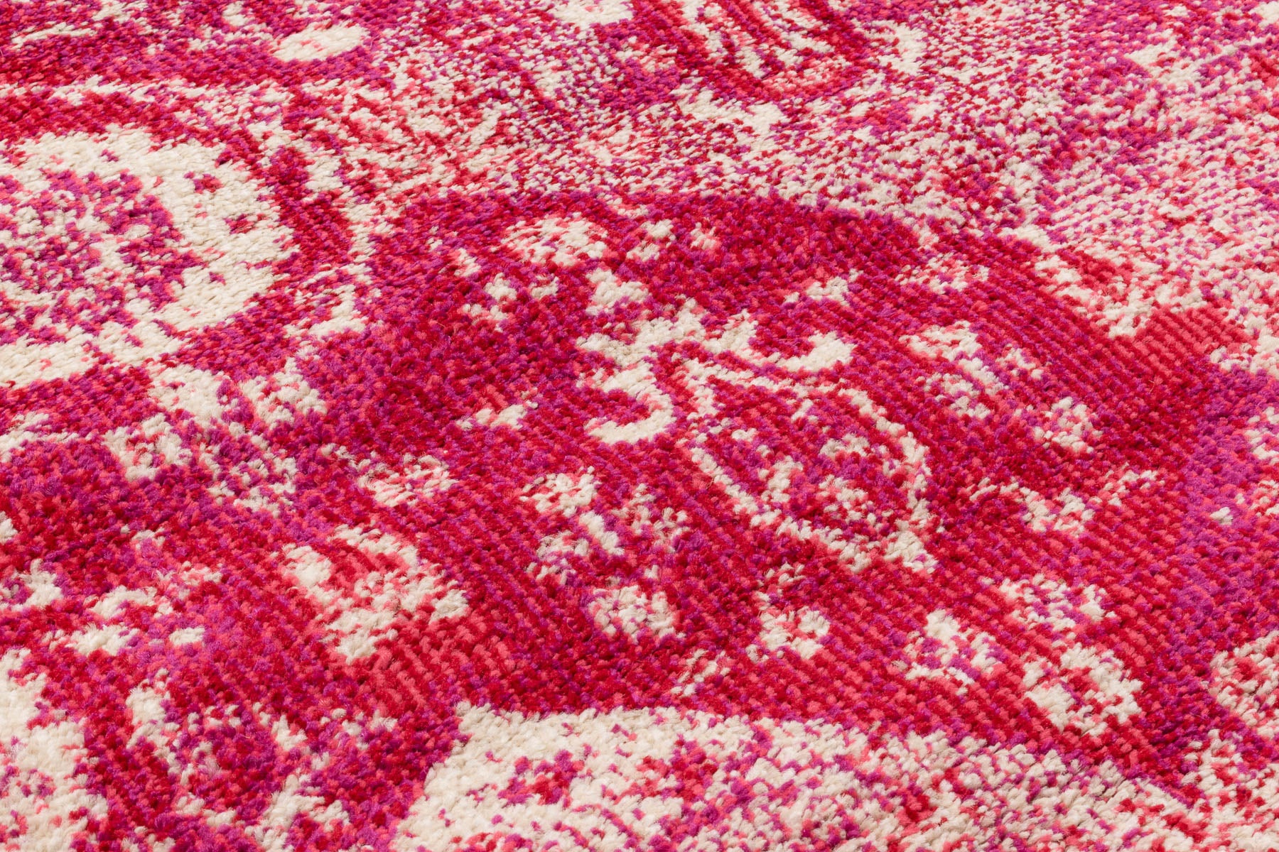 Tapis vintage rose framboise : ANA768ROS ANATOLIA