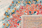 Tapis à motif antique multicolore : ANA777CRE ANATOLIA