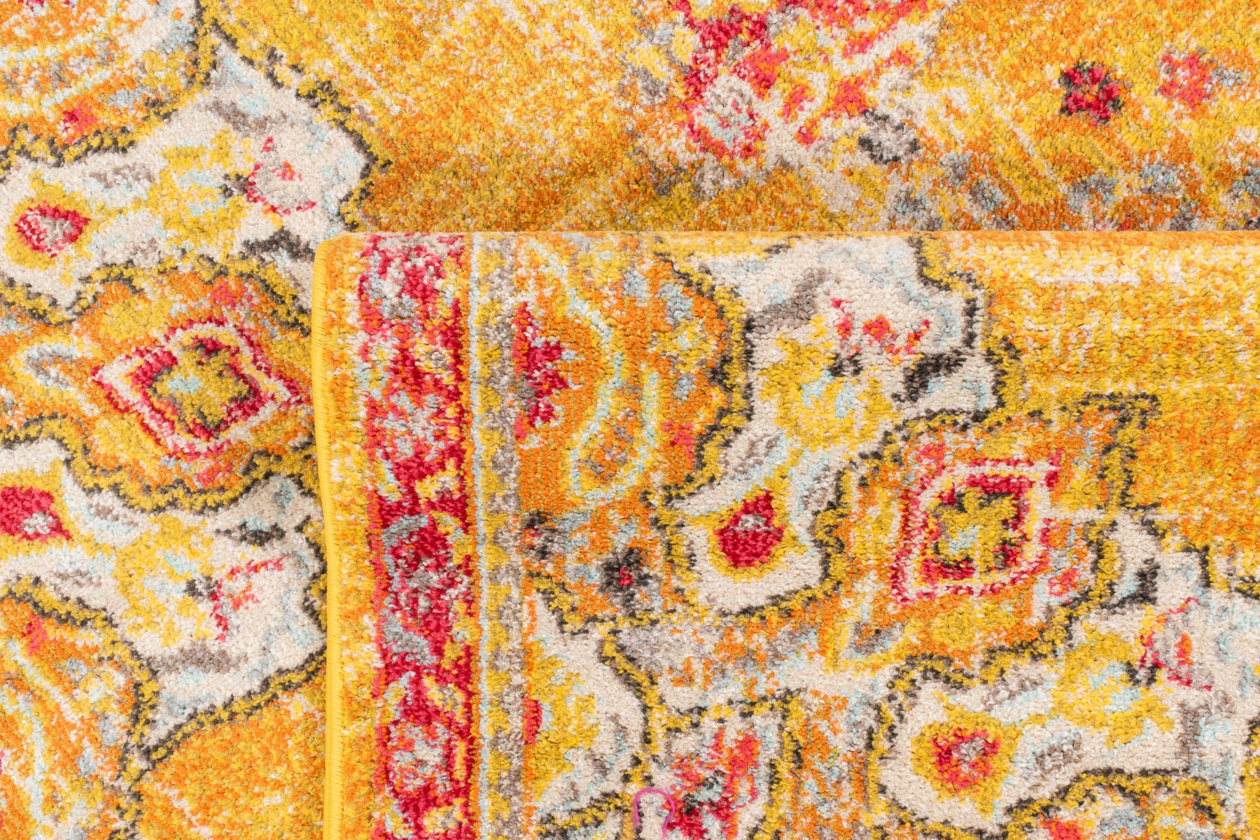 Tapis vintage jaune : ANA777JAU ANATOLIA