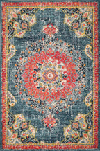 Tapis à motif turquoise : ANA777TUR ANATOLIA
