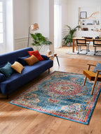 Tapis à motif turquoise : ANA777TUR ANATOLIA