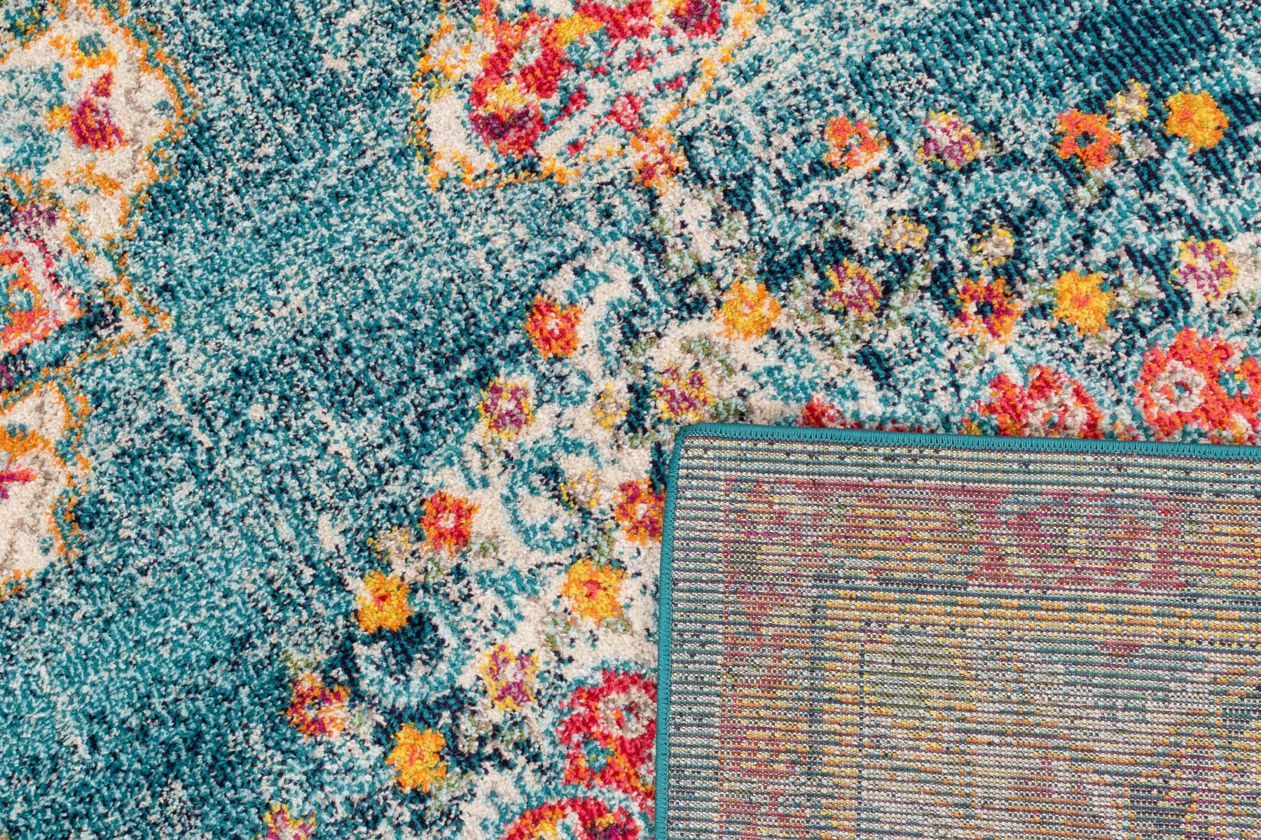 Tapis à motif turquoise : ANA777TUR ANATOLIA