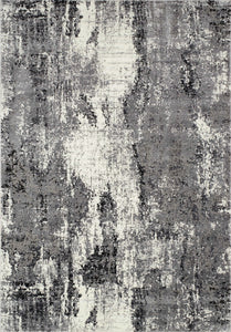 Tapis vintage anthracite effet vieilli : ANT710ANT - Nazar rugs 200x290cm