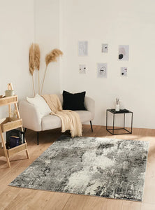 Tapis vintage anthracite effet vieilli : ANT710ANT - Nazar rugs 