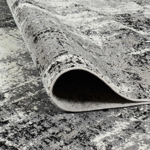 Tapis vintage anthracite effet vieilli : ANT710ANT - Nazar rugs 