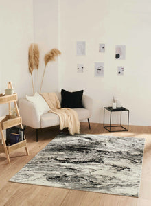Tapis salon vintage anthracite : ANT713ANT - Nazar rugs 