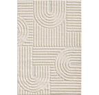 ART - tapis rectangulaire design en relief : ART1121CRE ART