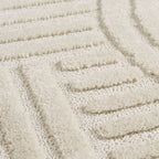 ART - tapis rond design en relief : ART1121CRE ART