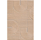 ART - tapis rectangulaire design en relief : ART1121ROS ART