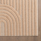 ART - tapis rectangulaire design en relief : ART1121ROS ART