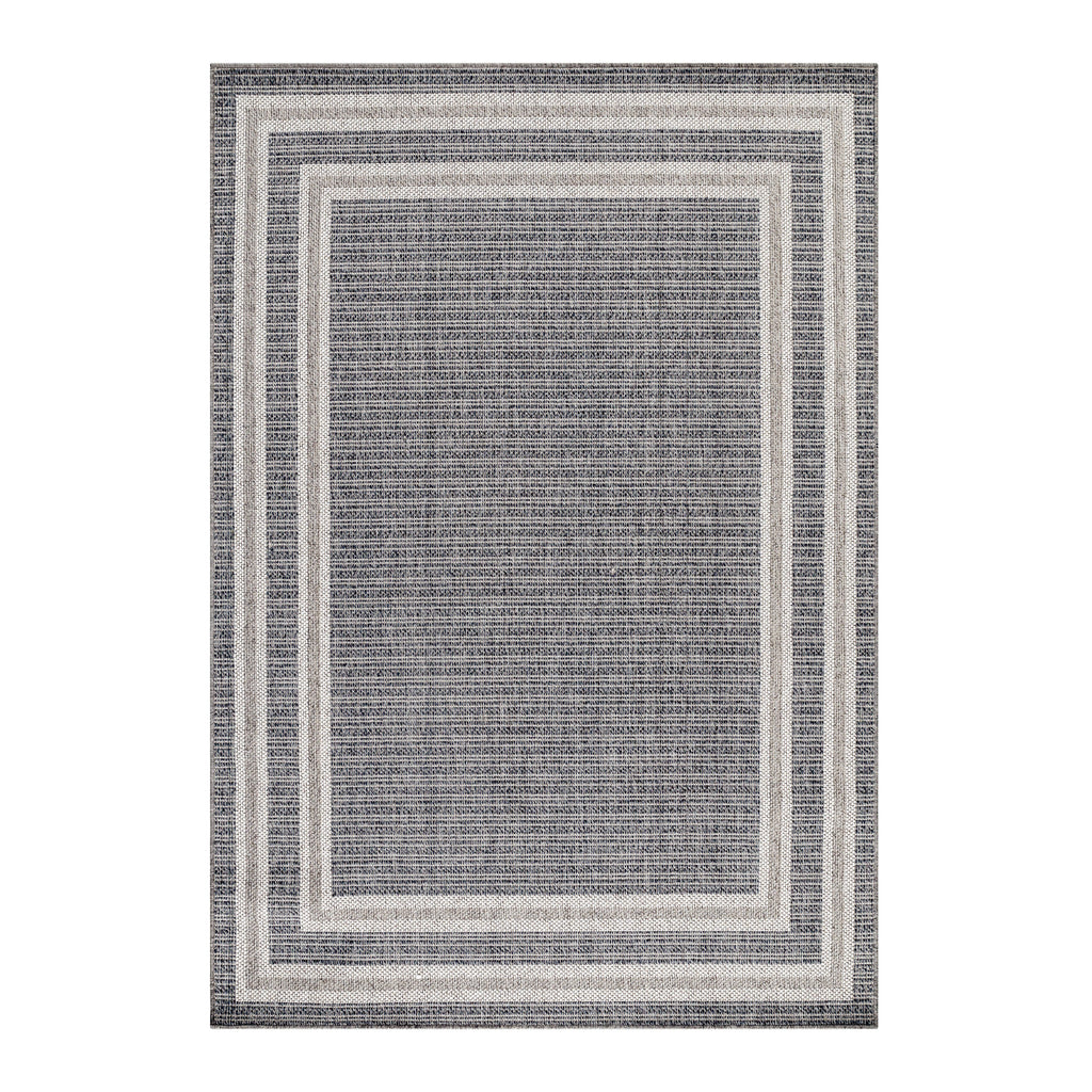 ARUBA - Tapis intérieur / extérieur à motif géométrique gris - ARU4901GRI ARUBA