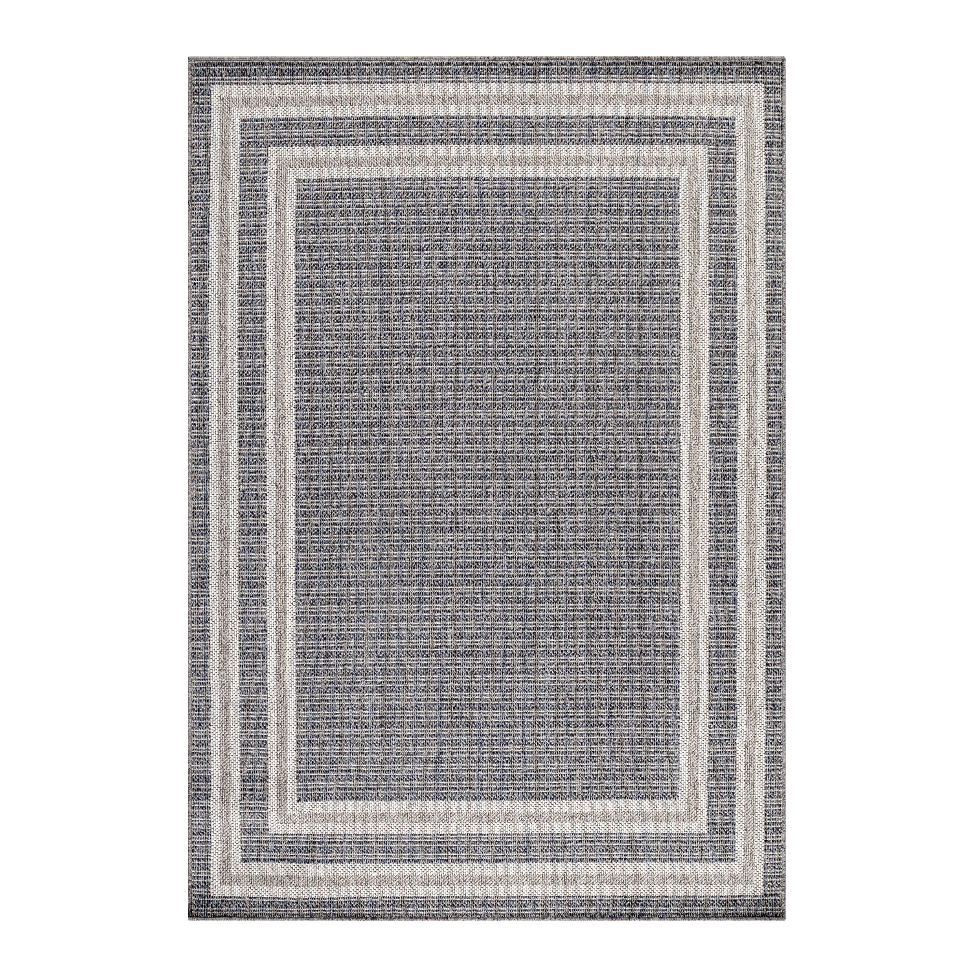 ARUBA - Tapis intérieur / extérieur à motif géométrique gris - ARU4901GRI ARUBA